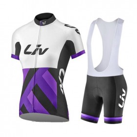 Tenue Maillot + Cuissard à Bretelles 2017 CCC Liv Femme N001